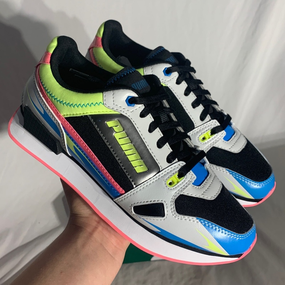 Puma Mile Rider Sunny Gataway Grey Black Multi Shoes New Women's 6